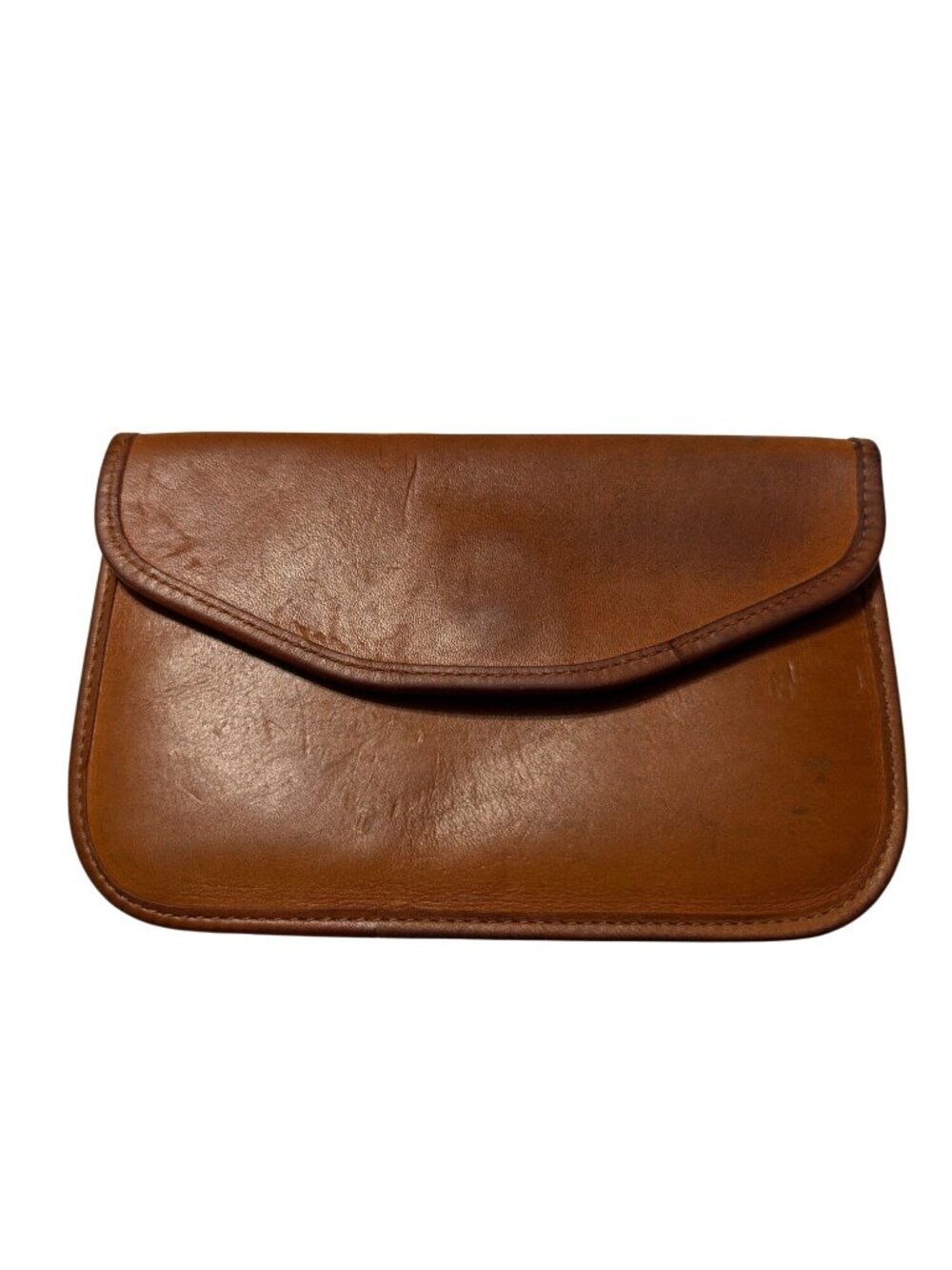 Vintage Michael Green Leather Envelope Clutch